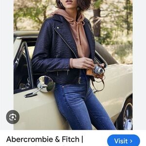Abercrombie & Fitch Faux Leather Jacket